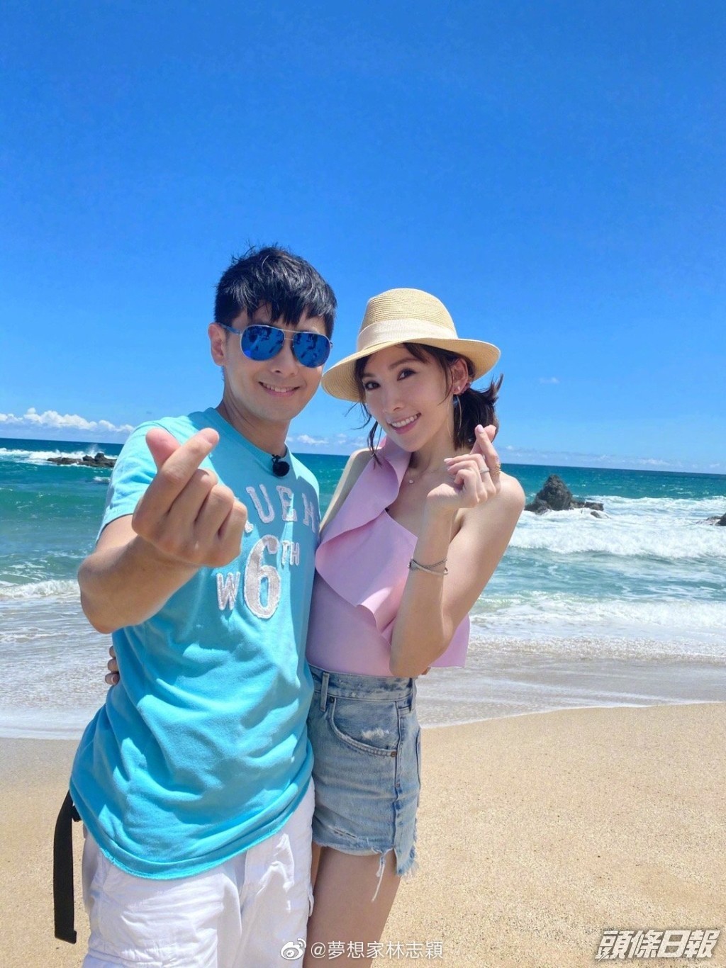 林志穎出事後，太太陳若儀一直在醫院照顧。